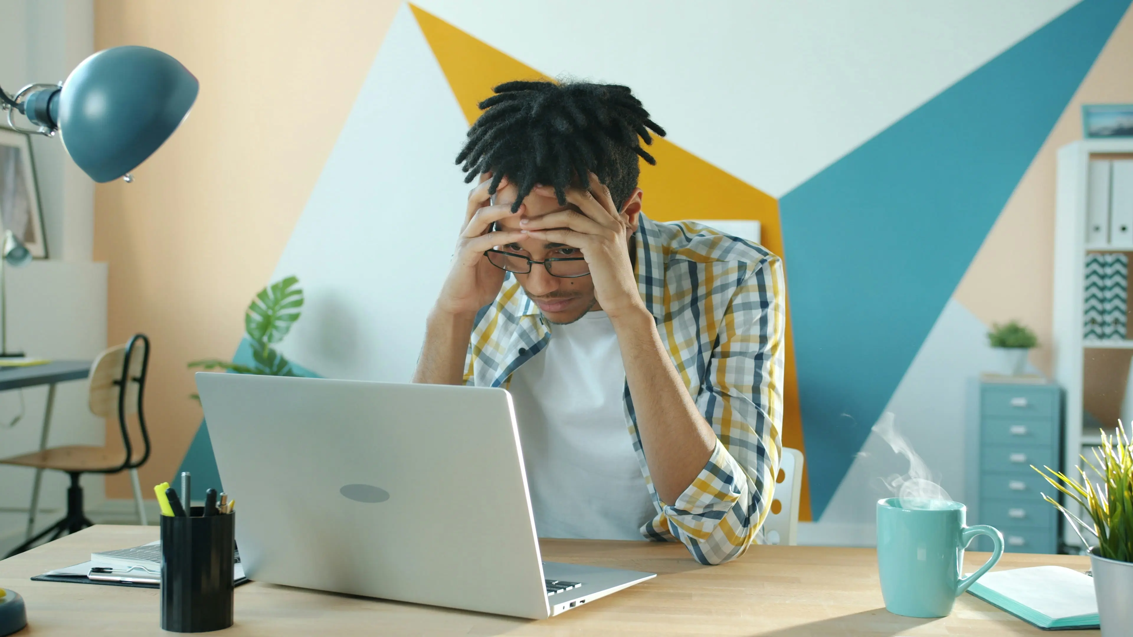 Professional experiencing workplace burnout and chronic exhaustion despite rest